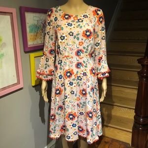 Boden Pink Floral Dress